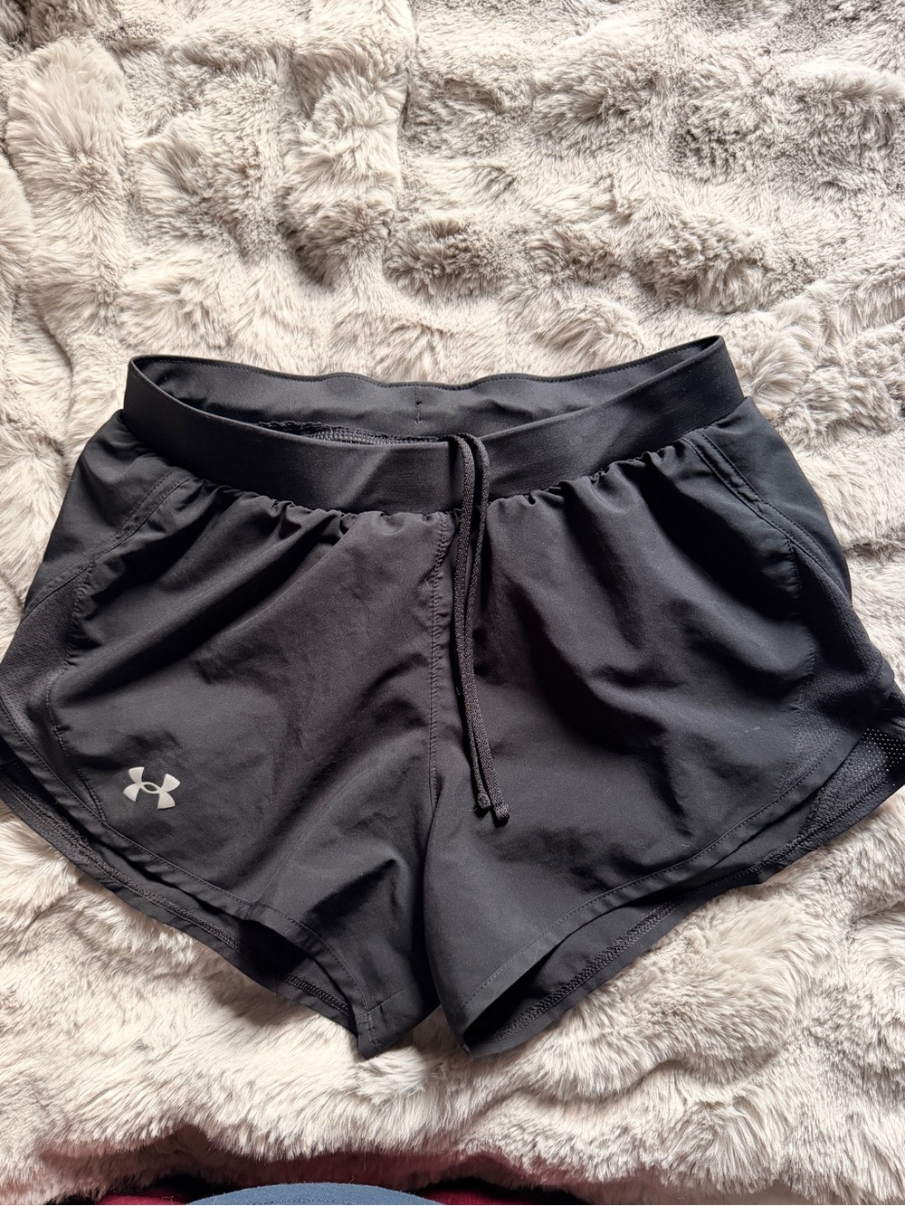 Under Armour Women's Black Athletic Drawstring Shorts